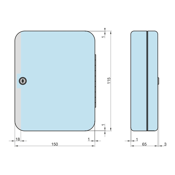 κλειδοθηκη 10 θέσεων SK 50 2170-0010 - Image 2