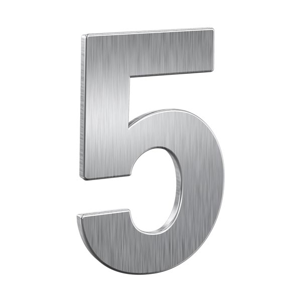 Αριθμος σπιτιου ανοξειδωτο HN150-5 7300-0005