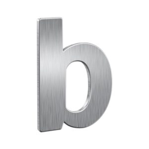 Αριθμος σπιτιου ανοξειδωτο γραμμα HN150-b  7300-0013