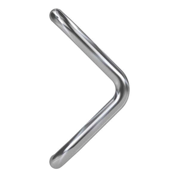 Γωνιακή ανοξείδωτη λαβή πόρτας SG 7000 τύπου V από inox με διάμετρο 32 mm