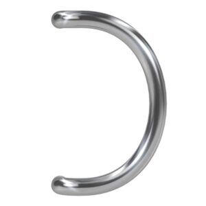 Ανοξείδωτη ημικυκλική λαβή πόρτας SG 7000 από inox με διάμετρο 32 mm