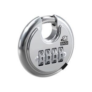 Στρογγυλό λουκέτο RVS 610Z με συνδυασμό 4 ψηφίων και ανοξείδωτο περίβλημα