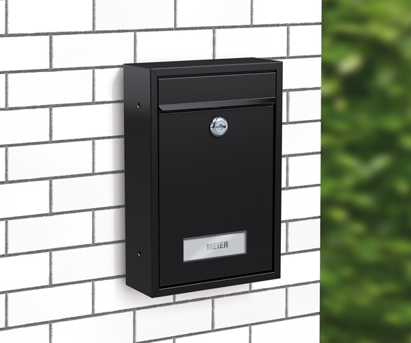 Γραμματοκιβώτιό Μαύρο BK100 2170-1200 - Image 2