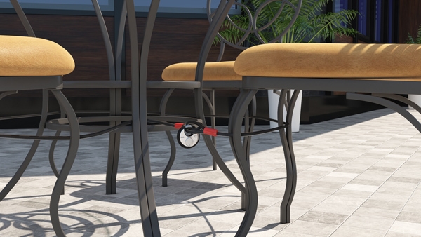 Πλεγμένο χαλύβδινο καλώδιο με θηλιές για λουκετο SKA 500 6990-0500 - Image 2