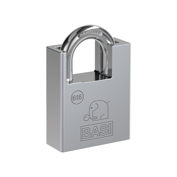 Ατσάλινο λουκέτο VHS 616 με σώμα 60 mm και αγκύλιο σκληρυμένου χάλυβα