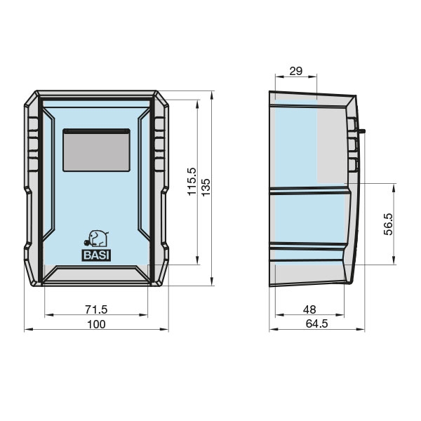 Κλειδοθηκη τοιχου με συνδυασμο μαυρο μεγαλο ssz 300 2101-0006 - Image 2