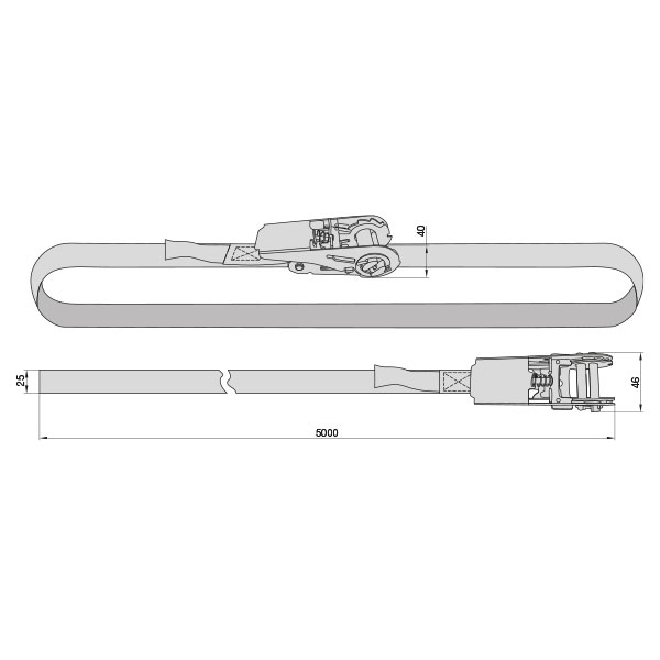Ιμάντας πρόσδεσης SG 308 BASI 0004-0308 - Image 2