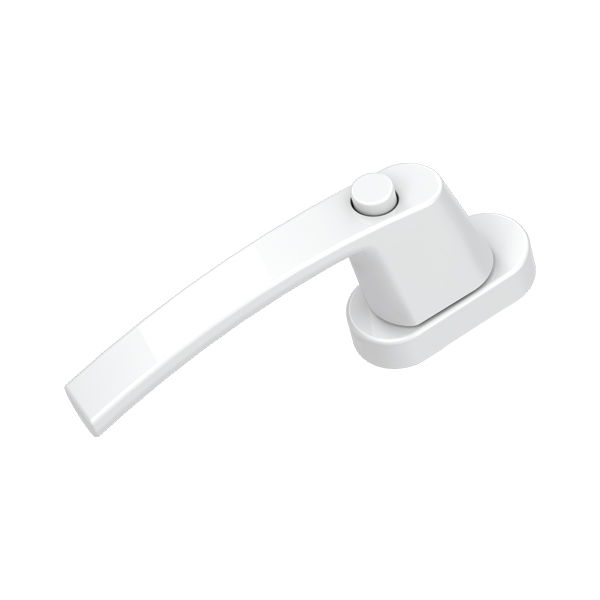 Λαβή παραθύρου με κουμπί λευκο FG 515 7555-0012