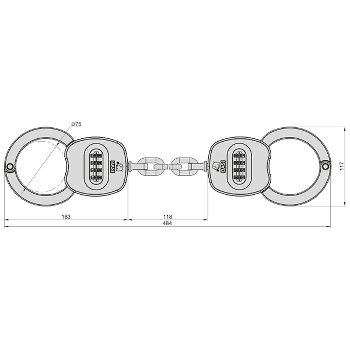 Κλειδαριά με συνδυασμό ZR 320 BASI 6990-0320 - Image 2
