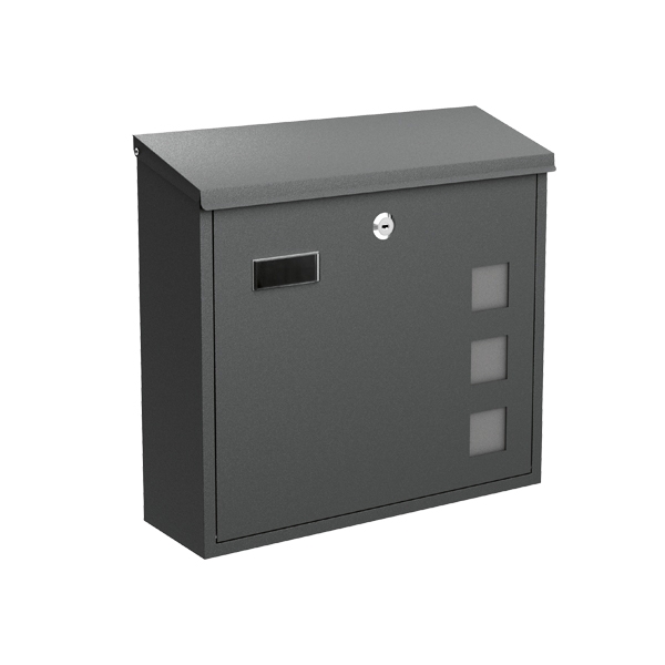 Γραμματοκιβώτιό ματ ανθρακί BK350M 2170-0901