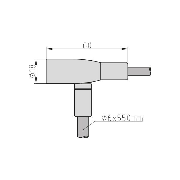 Κλειδαριά ποδηλάτου με κλειδί ZR 300 6990-0300-1400 - Image 2