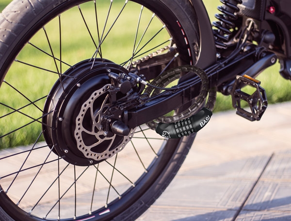 Κλειδαριά ποδηλάτου και μηχανής Καλωδίου με Συνδυασμό ZR 308 6990-0308 - Image 3