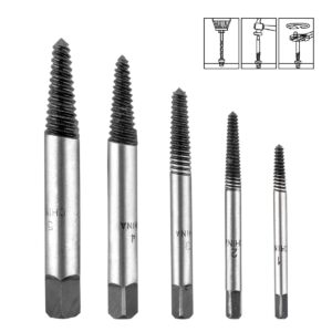 Εξωλκείς βιδών 3 έως 18mm σετ 5 τεμαχίων με κασετίνα