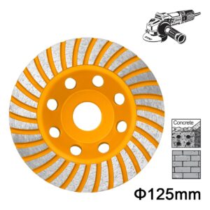 Δίσκος λείανσης δομικών υλικών 125mm για σκυρόδεμα και μπετόν