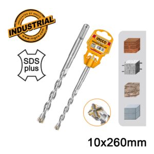 Τρυπάνι τετράκοπο SDS Plus S4L 10x260mm για μπετόν και γρανίτη