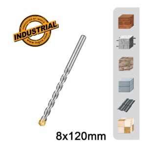 Διαμαντοτρύπανο 8x120mm για μπετόν πλακάκια γρανίτη και φυσική πέτρα