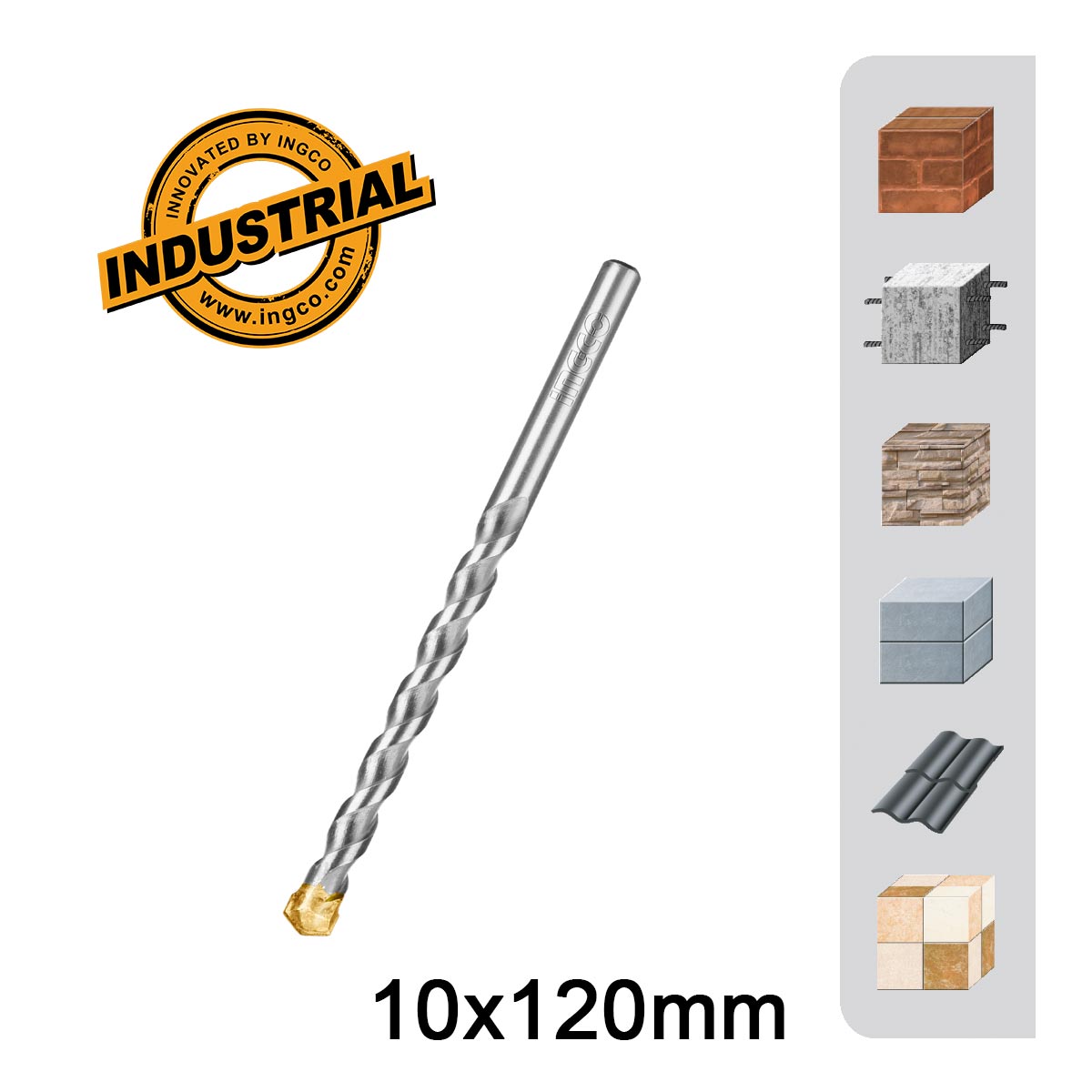 Διαμαντοτρύπανο 10x120mm για μπετόν πλακάκια γρανίτη και φυσική πέτρα