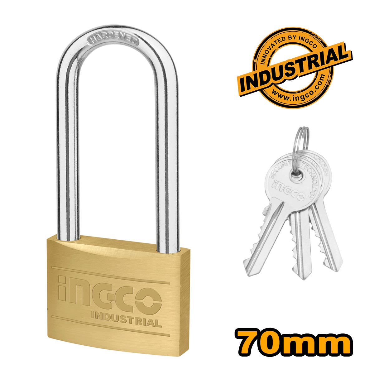 Λουκέτο Μακρύλαιμο Ορειχάλκινο 70mm DBPL0702L