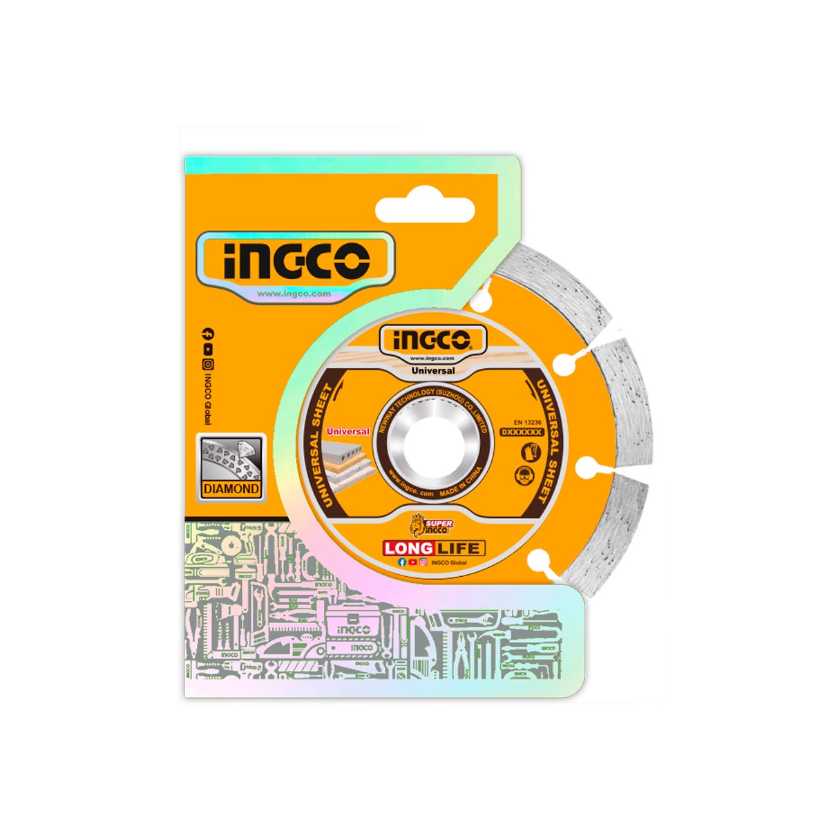 Διαμαντόδισκος δομικών γενικής χρήσης 115mm για γωνιακό τροχό