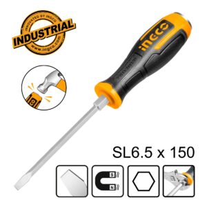 Κατσαβίδι Χτυπητό Ίσιο SL6.5x150mm  HGTS686150