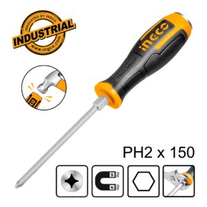 Κατσαβίδι Σταυρού Χτυπητό PH2x150mm HGTS68PH2150