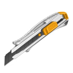 Φαλτσέτα αλουμινίου με λάμα SK4 18x100mm και κλείδωμα