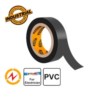 Μονωτική ταινία PVC μαύρη 9,15m x 18mm για ηλεκτρολογικές εργασίες