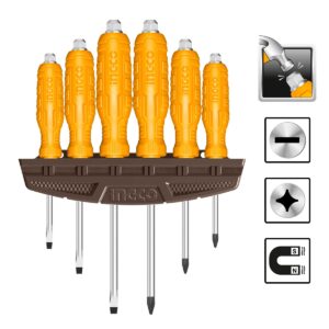 Κατσαβίδια Χτυπητά ingco Σετ 6 τεμ.  HSGTDC180601