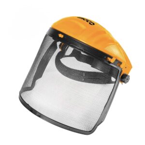 Προσωπίδα προστασίας με σίτα και ρυθμιζόμενο κάλυμμα κεφαλής για εργασίες κήπου και DIY