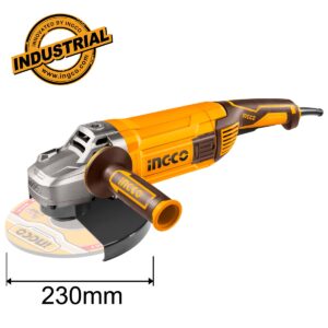 Ηλεκτρικός γωνιακός τροχός 2400W 230mm για βαριά χρήση