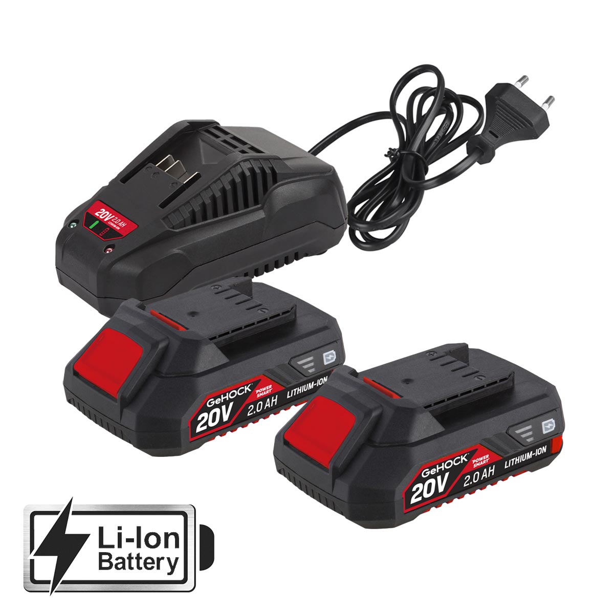 Κατσαβίδι Γυψοσανίδας Μπαταρίας 20V Li-Ion GeHOCK-CAFDSD2002 - Image 2