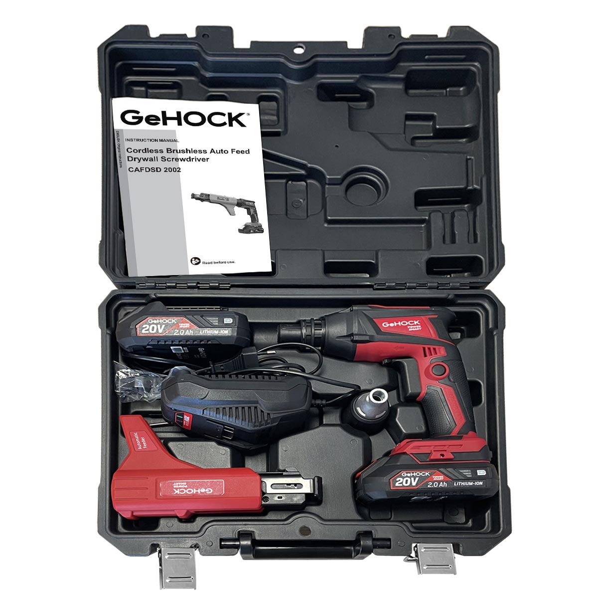 Κατσαβίδι Γυψοσανίδας Μπαταρίας 20V Li-Ion GeHOCK-CAFDSD2002 - Image 4