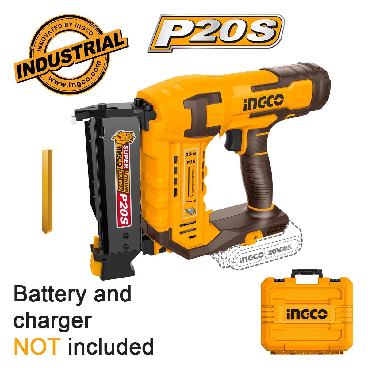 Επαγγελματικό καρφωτικό 20V για ακέφαλα καρφιά 23Ga SOLO