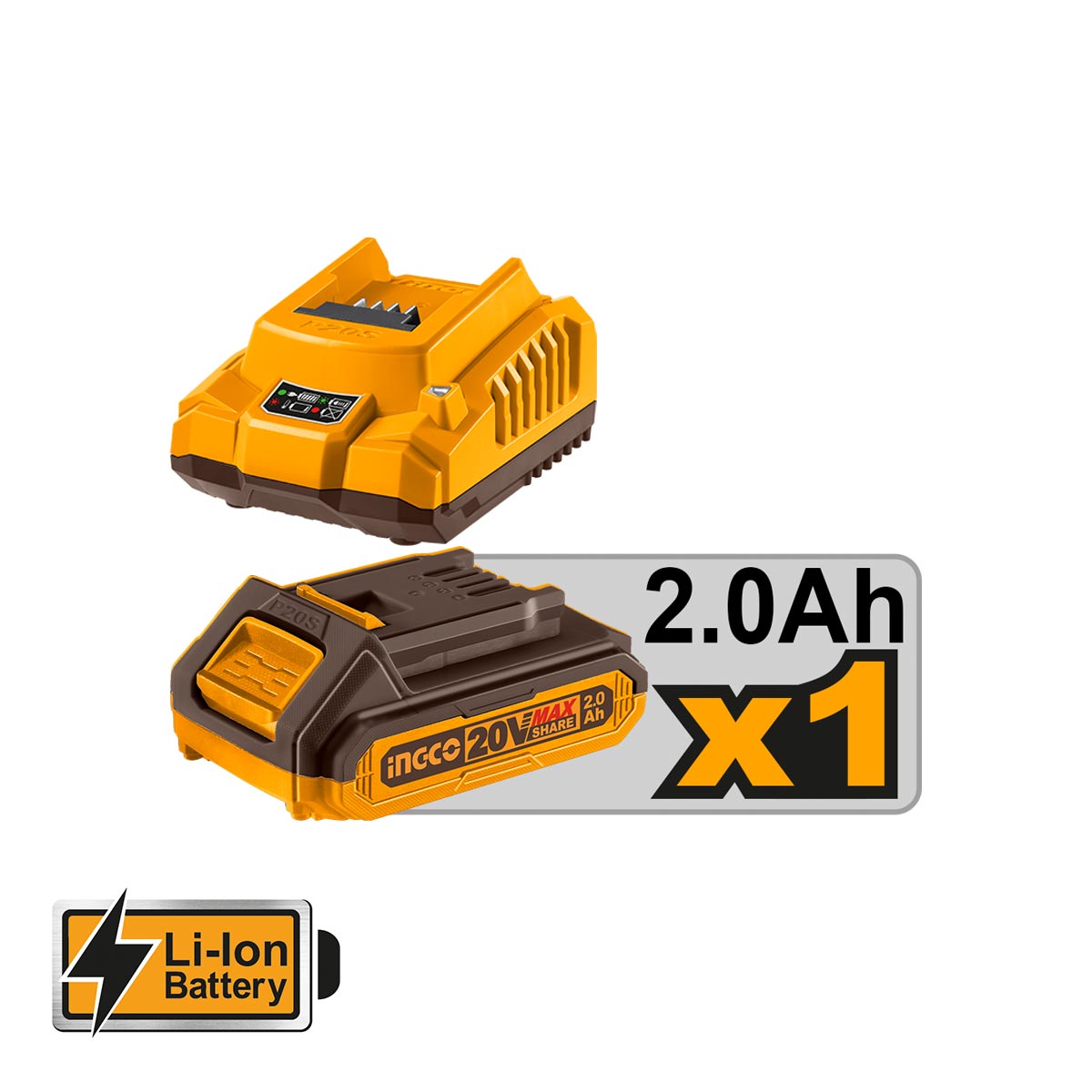 Καρφωτικό Μπαταρίας 20V Li-Ion με Ακέφαλο Καρφιά CBNLI3606 - Image 2