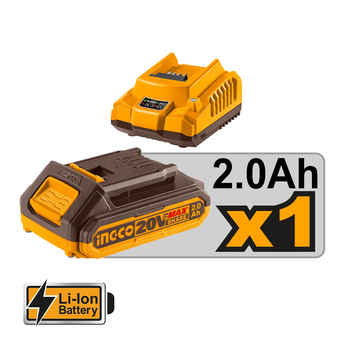 Καστάνια 3/8" Μπαταρίας 20V Li-Ion +Βαλίτσα 65Nm CDRLI2060152 - Image 3