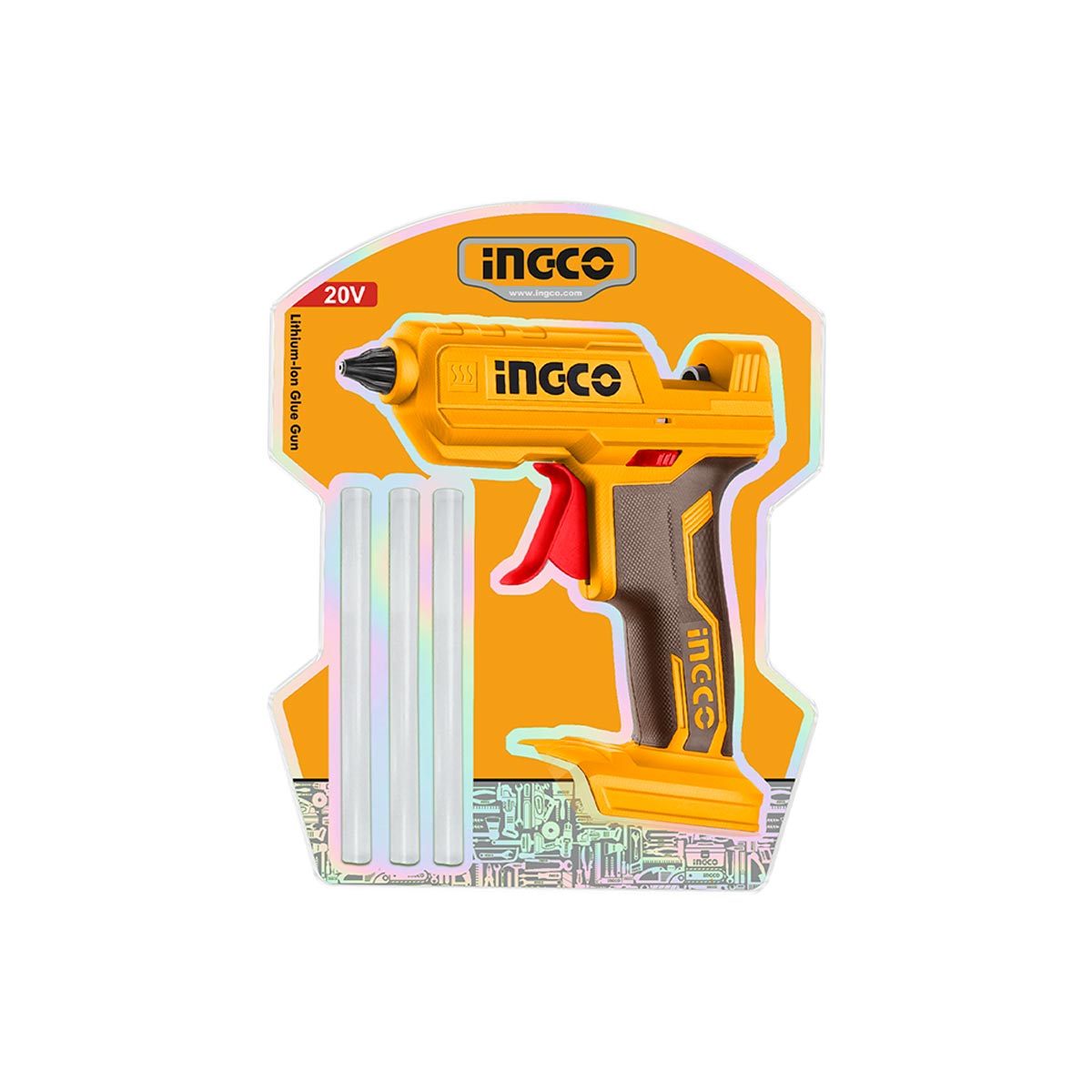 Πιστόλι Θερμόκολλας Μπαταρίας 20V Li-Ion SOLO CGGLI2001 - Image 2