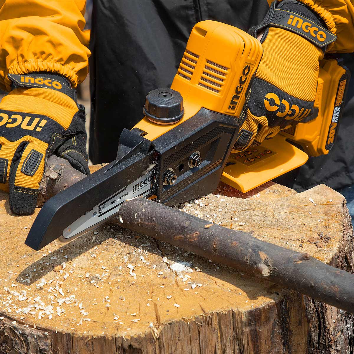 Μίνι Αλυσοπρίονο Μπαταρίας 20V Li-Ion με 6"/15cm Λάμα CGSLI20686 - Image 5