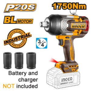 Επαγγελματικό μπουλονόκλειδο μπαταρίας 20V για βαριές εφαρμογές