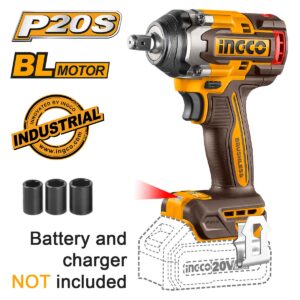 Κρουστικό μπουλονόκλειδο μπαταρίας 20V Li-Ion SOLO 500/650Nm brushless