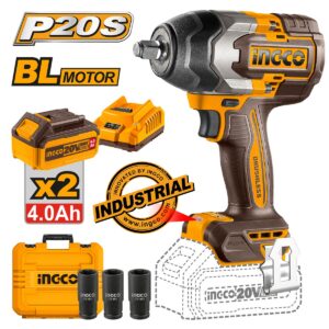 Κρουστικό μπουλονόκλειδο μπαταρίας 20V Li-Ion 850/1000Nm brushless με βαλίτσα