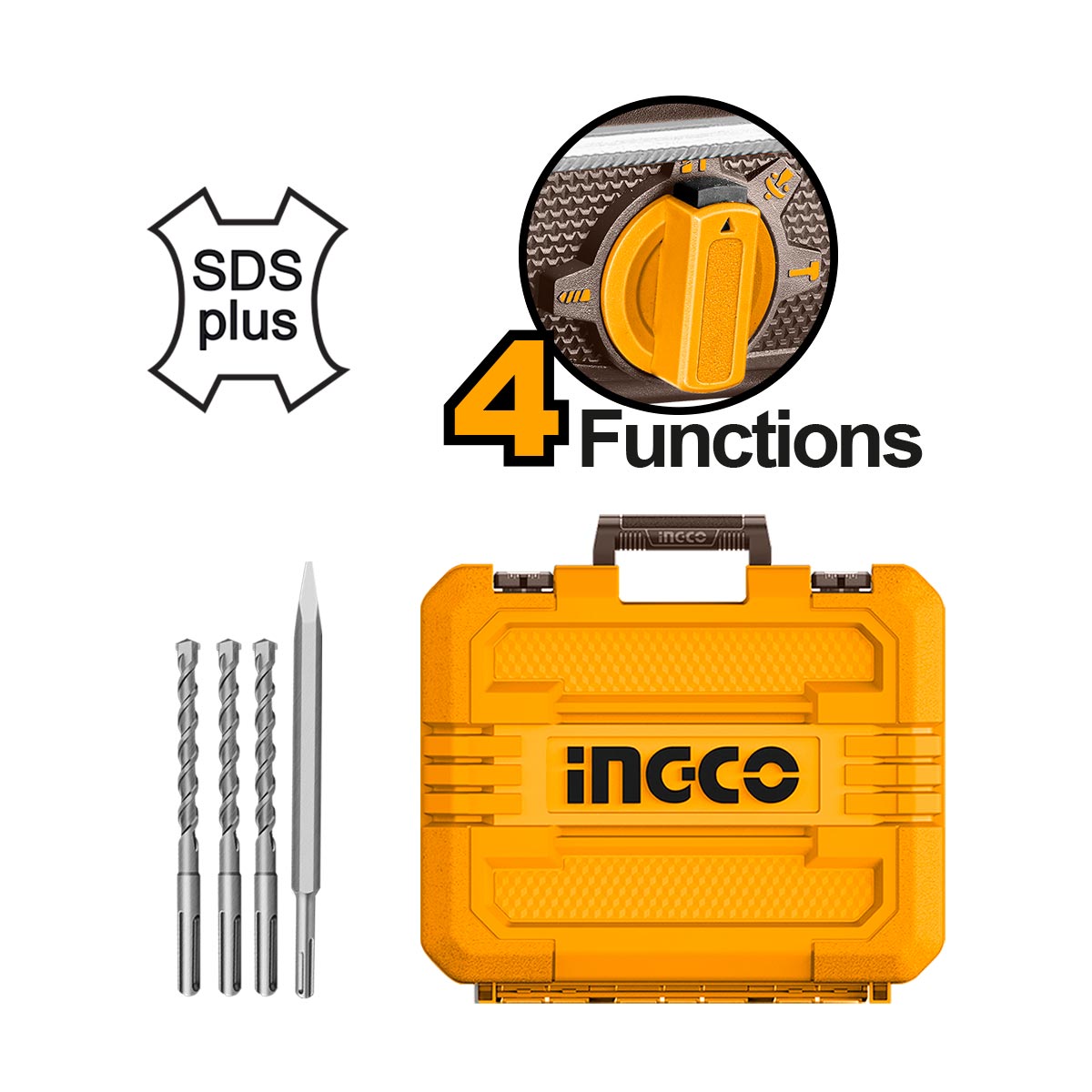 Πιστολέτο περιστροφικό κρουστικό σκαπτικό μπαταρίας 20V Li-Ion 2.5J με βαλίτσα