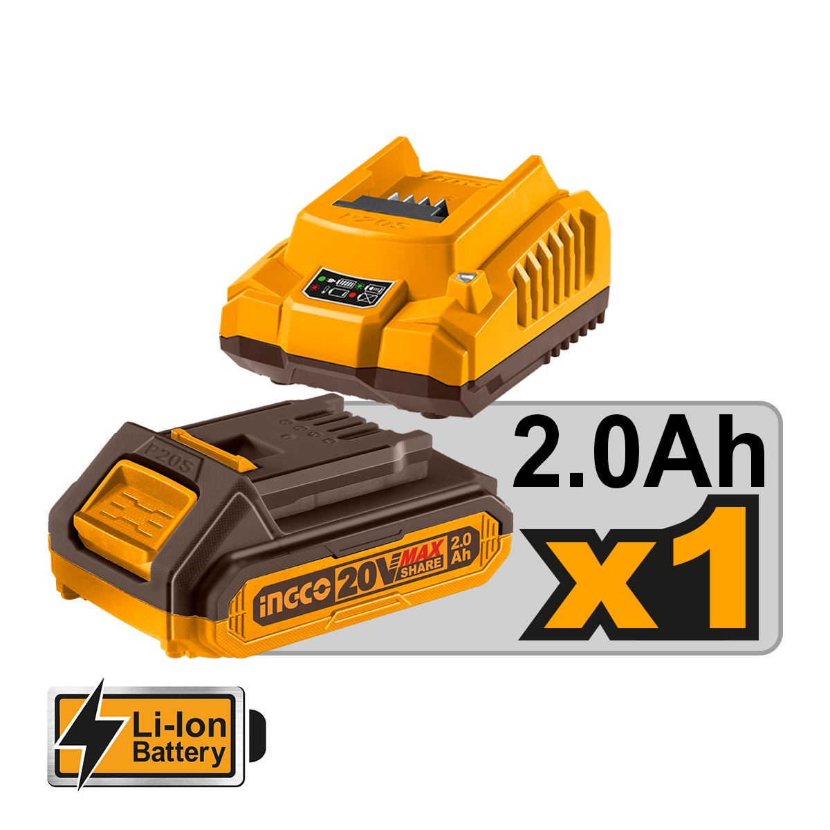 Ψαλίδι Κλαδέματος Μπαταρίας 20V Li-Ion Brushless (Σετ με Βαλίτσα) CSSLI203083 - Image 2