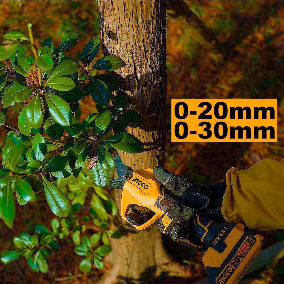 Ψαλίδι Κλαδέματος Μπαταρίας 20V Li-Ion Brushless (Σετ με Βαλίτσα) CSSLI203083 - Image 4