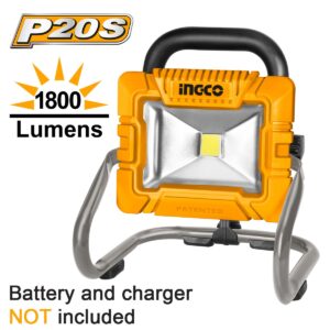 Προβολέας μπαταρίας 20V Li-Ion SOLO 900/1800 lumens με ρυθμιζόμενη κεφαλή