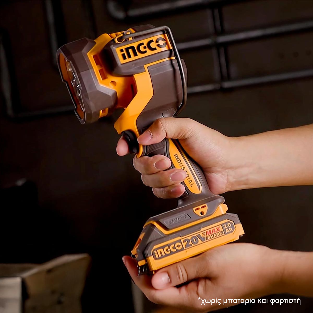 Προβολέας Εργασίας Μπαταρίας 20V Li-Ion SOLO 800/1400/2000 Lumens CWLI2088 - Image 3