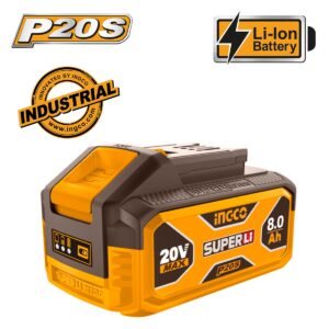 Επαναφορτιζόμενη μπαταρία 20V υπερυψηλής χωρητικότητας για εργαλεία