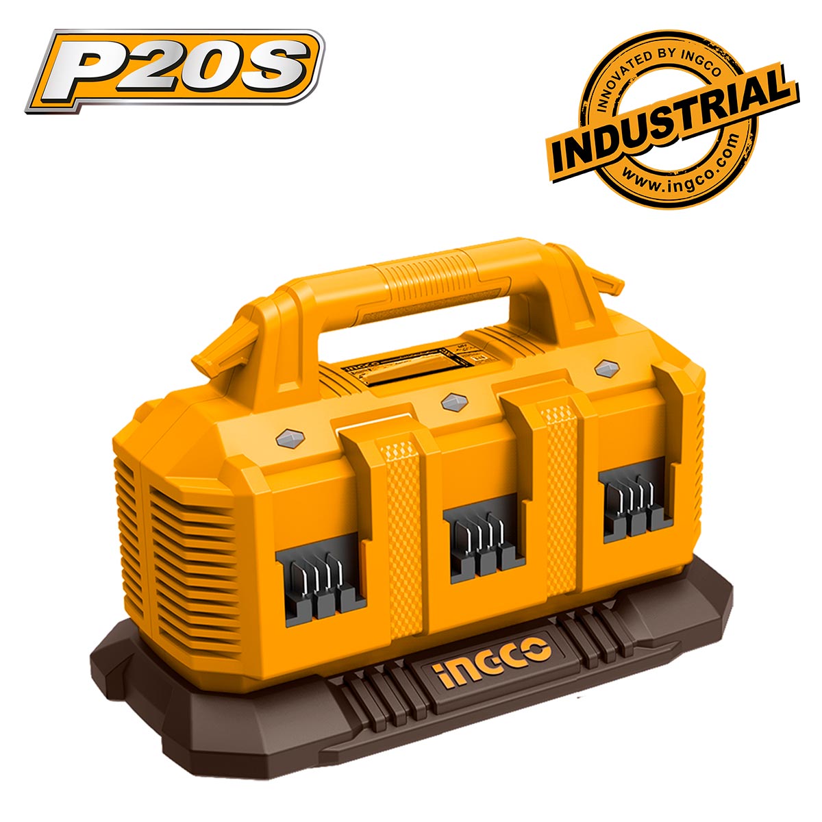 Ταχυφορτιστής μπαταριών 20V Li-Ion 6 θέσεων με διαδοχική φόρτιση