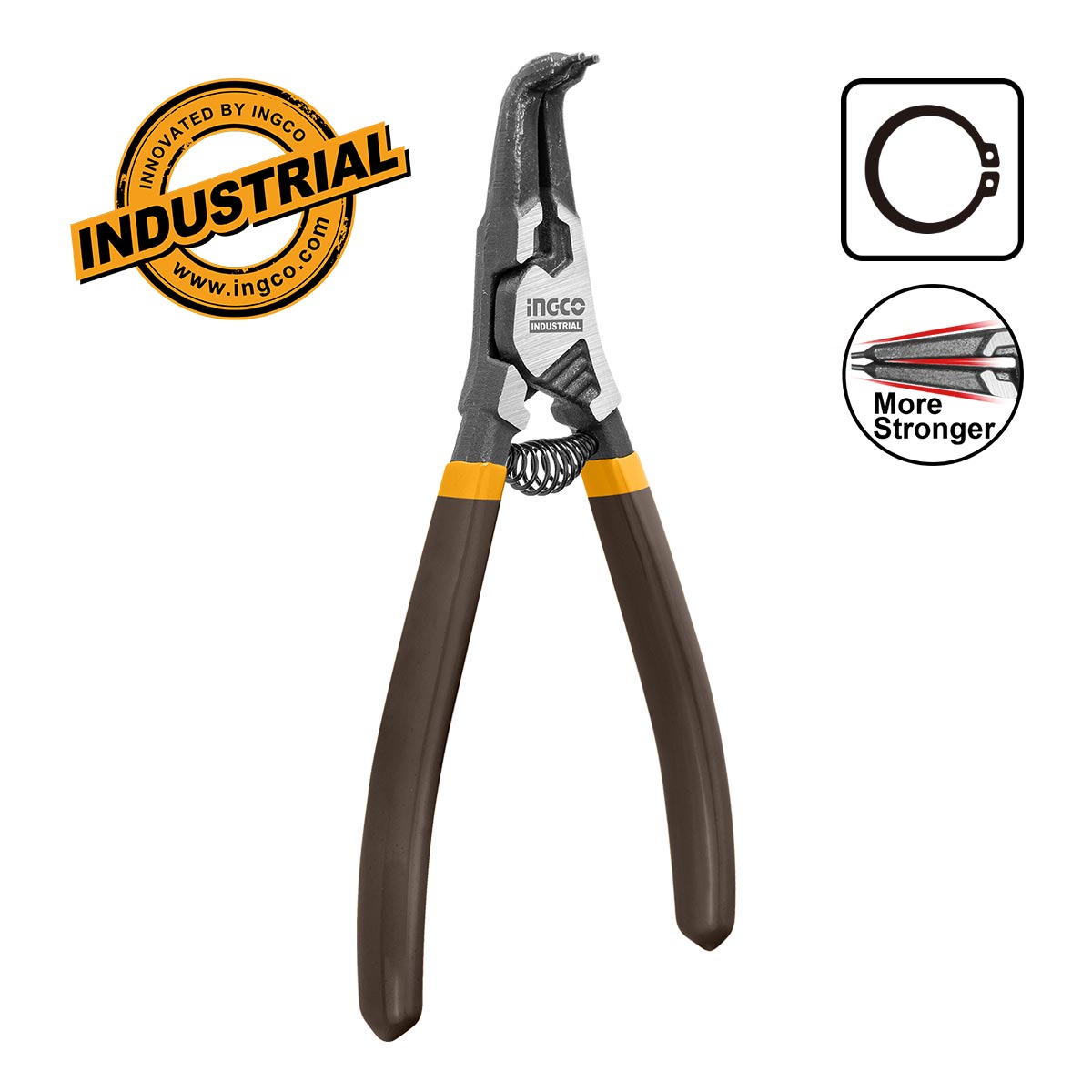 Ασφαλειοτσίμπιδο 180mm κυρτό πατάς ανοίγει για μηχανικές εργασίες