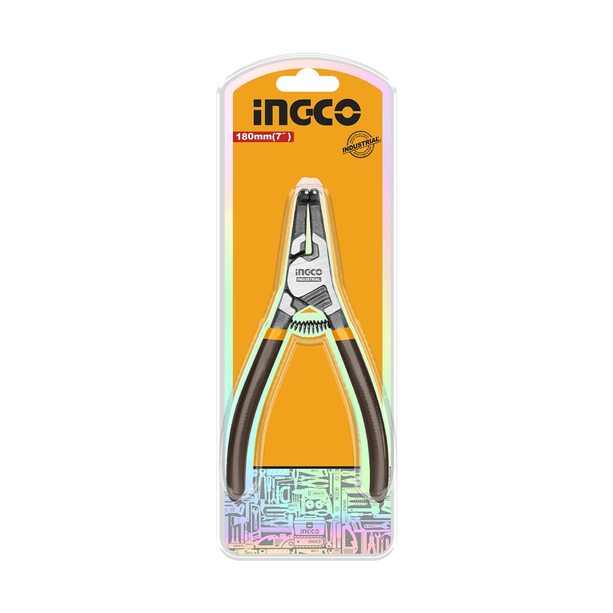 Ασφαλειοτσίμπιδο 180mm κυρτό πατάς ανοίγει για μηχανικές εργασίες