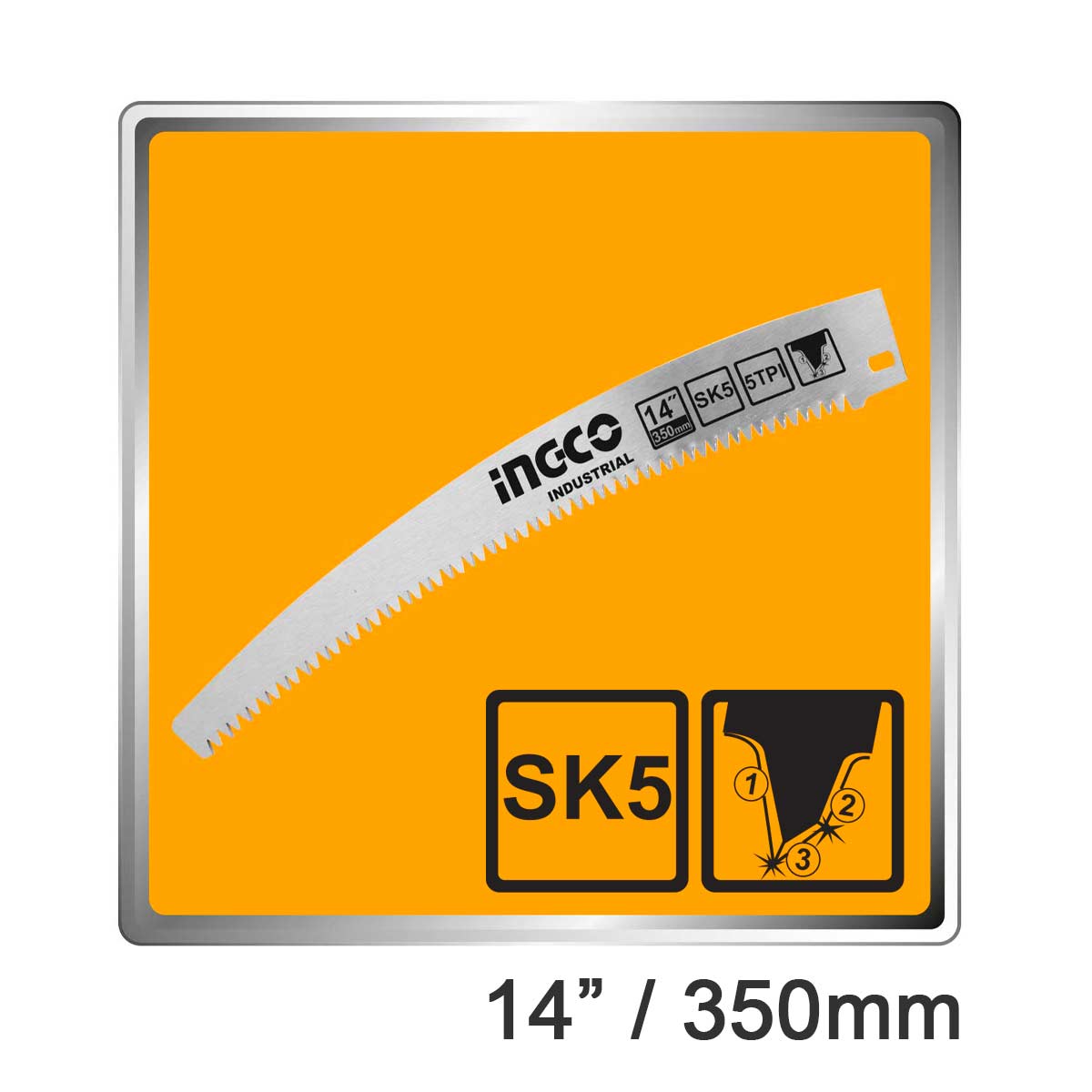 Πριόνι & Ψαλίδι Κλαδέματος με Τηλεσκοπικό Κοντάρι 14″ SK5 HEPS25281 - Image 3